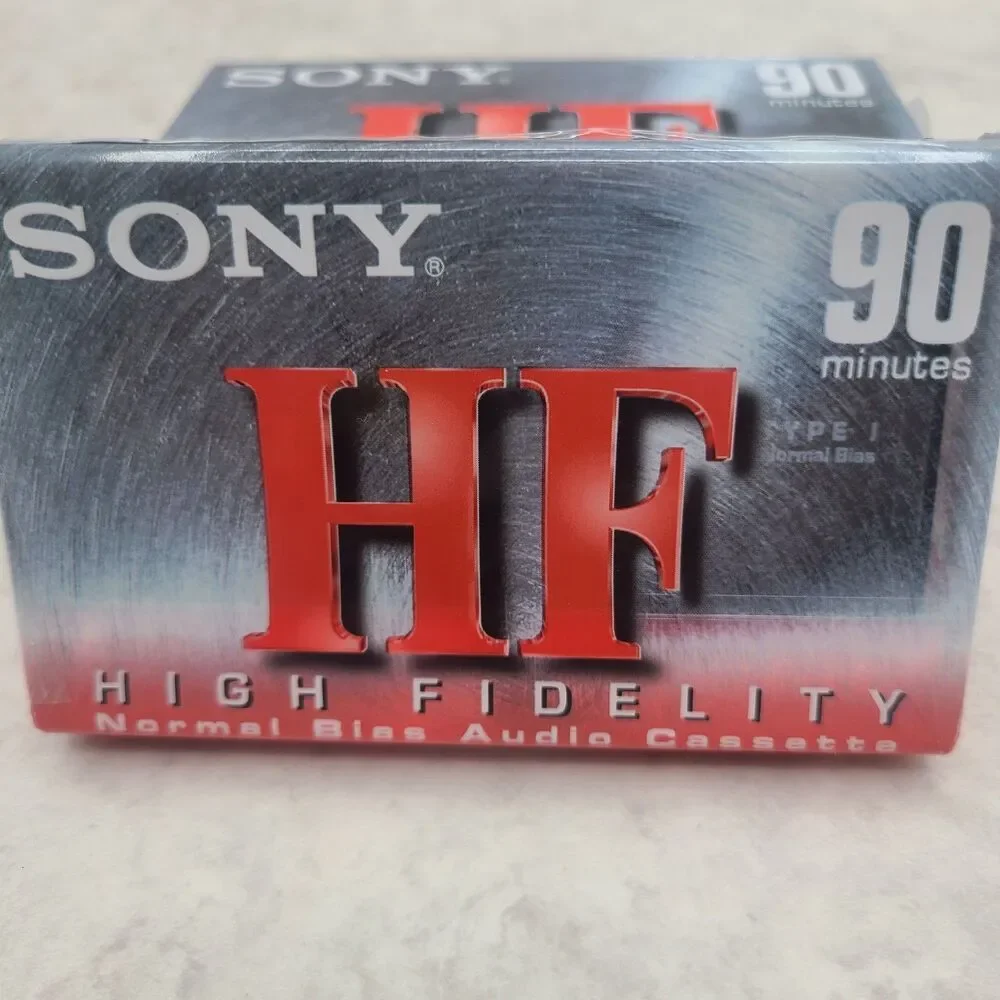 4 Sony HF 90 High Fidelity Normal Bias Cassette - 90 min NEW